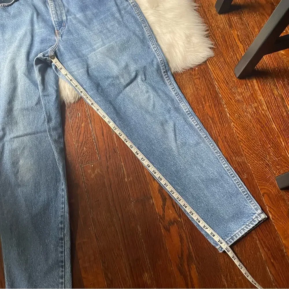 Vintage Chic Jeans Straight Leg High Rise Mom 100% cotton
